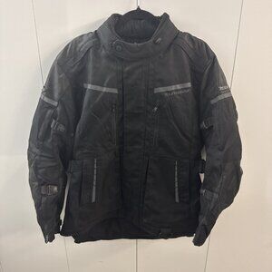 Tourmaster Transition Motorcycle Jacket Black Mens Medium New Without Tags